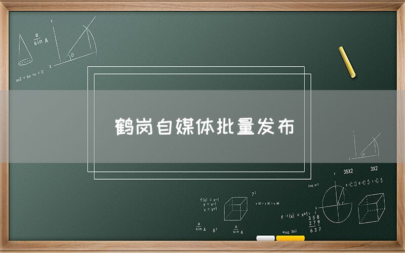 鹤岗自媒体批量发布